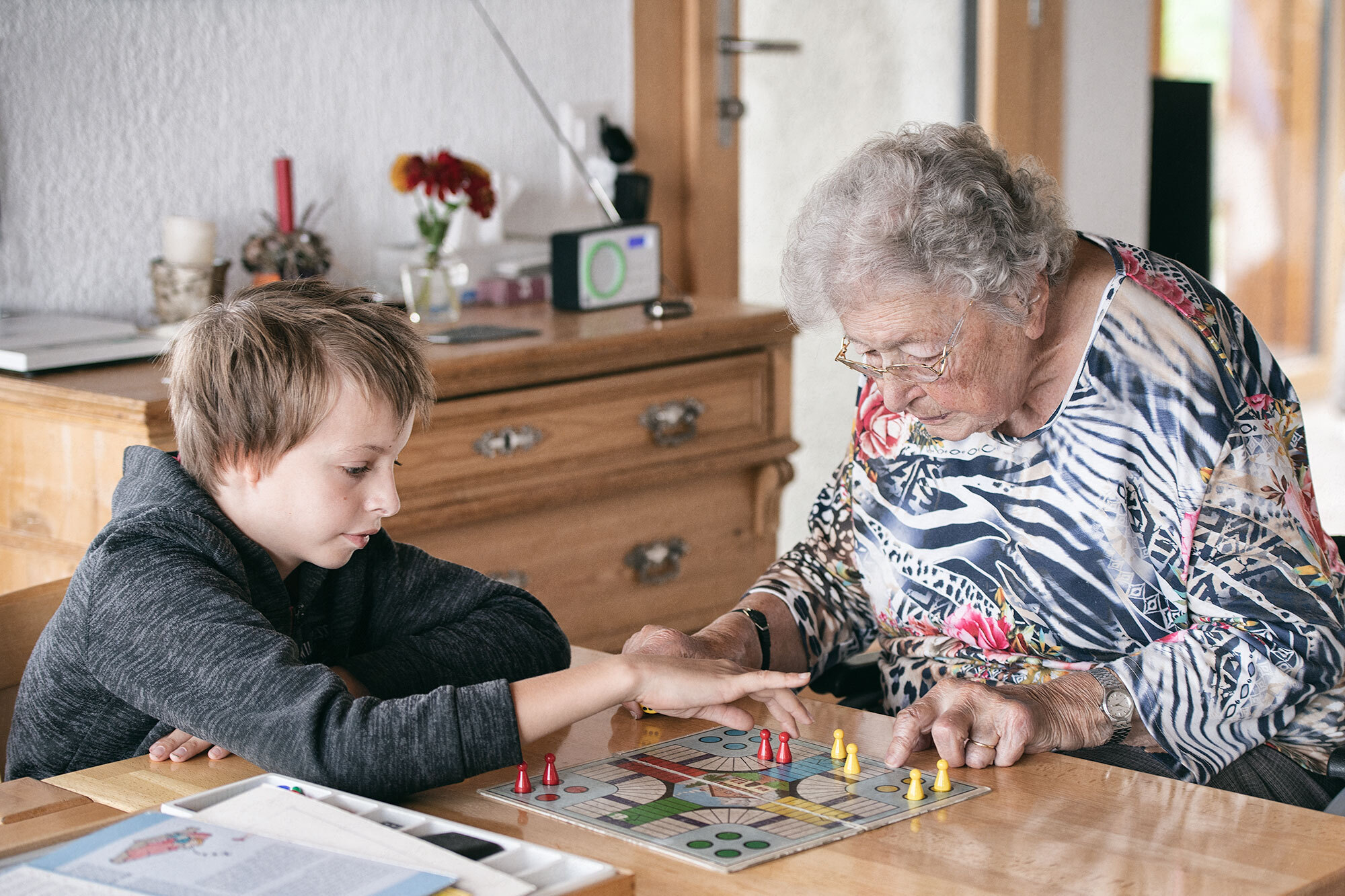 Zusammenleben von mehreren Generationen 